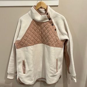 Abercrombie fleece button up, size XL, EUC